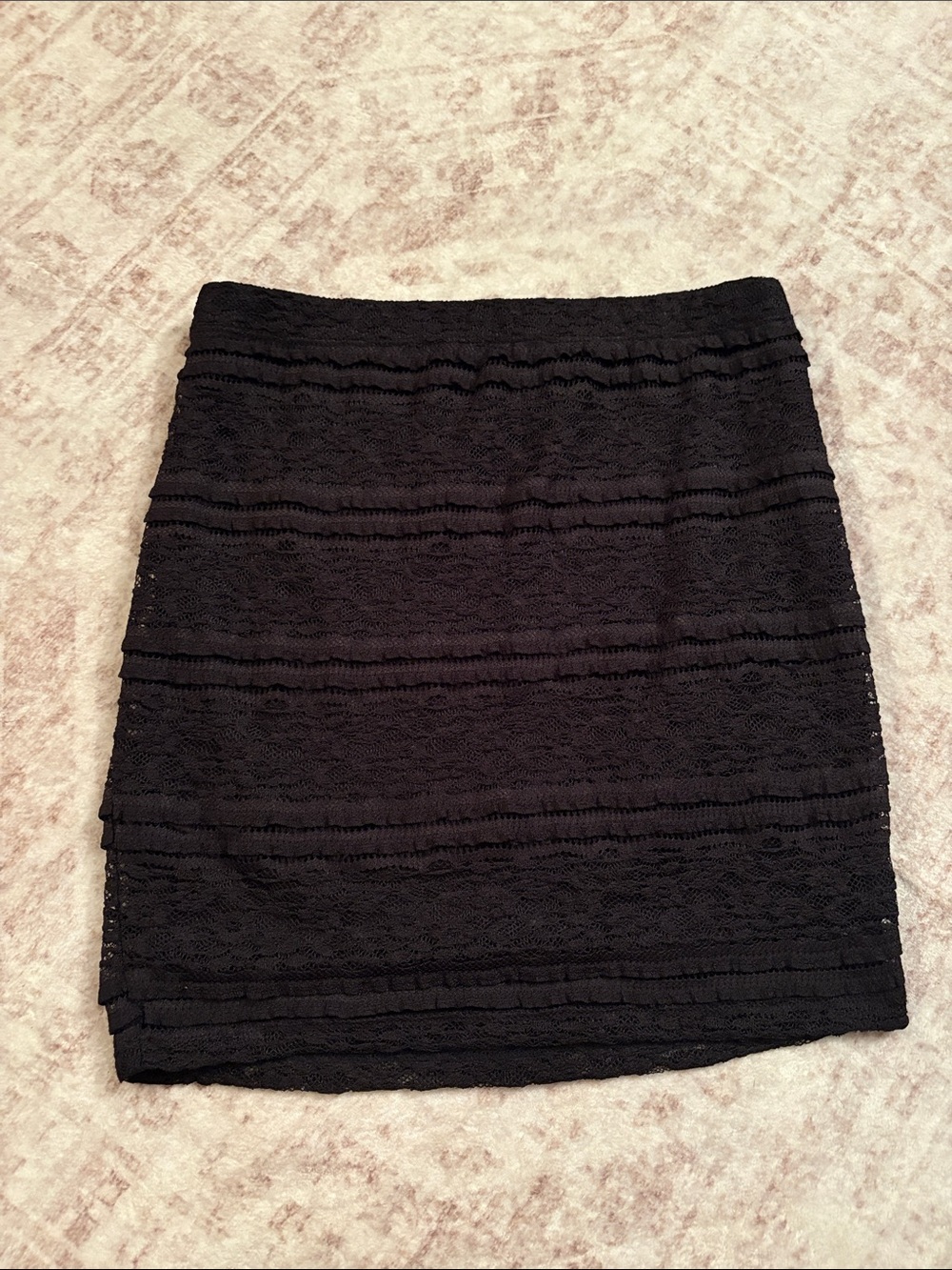 Forever 21 Black Lace Mini Skirt
